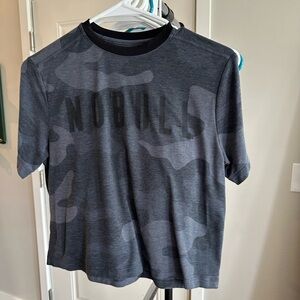 NOBULL Grey Camouflage Short Sleeve Tee